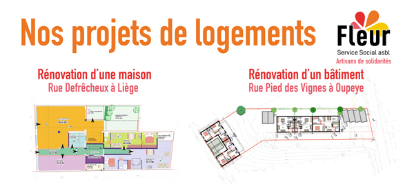 Projets de logements de l'APL Fleur Service Social